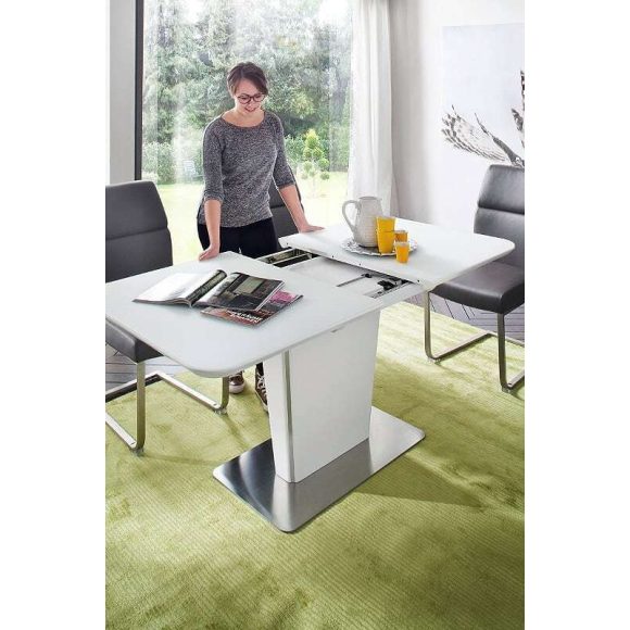 Rozkladací jedálenský stôl Ubora 140 – 180 cm Matná Taupe