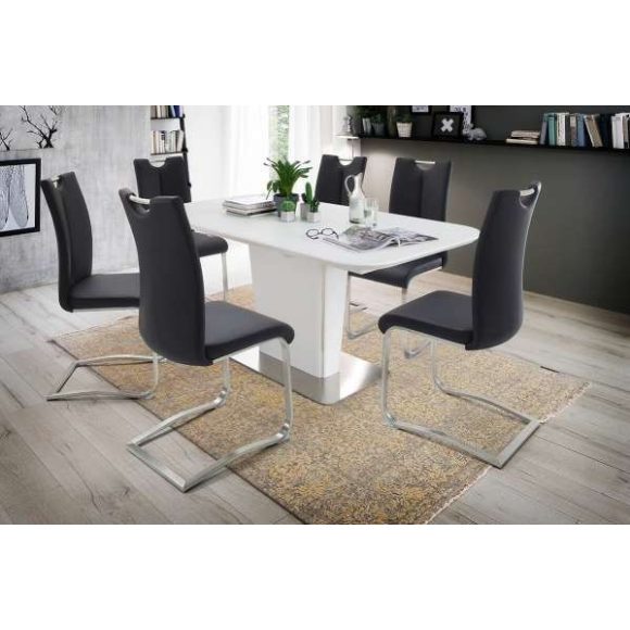 Rozkladací jedálenský stôl Ubora 140 – 180 cm Matná Taupe