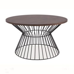 Konferenčný stolík Alta 82 cm Orech / Čierna