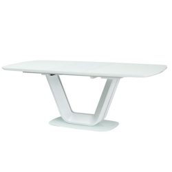 Rozkladací jedálenský stôl Armani 160 – 220 cm / Biela