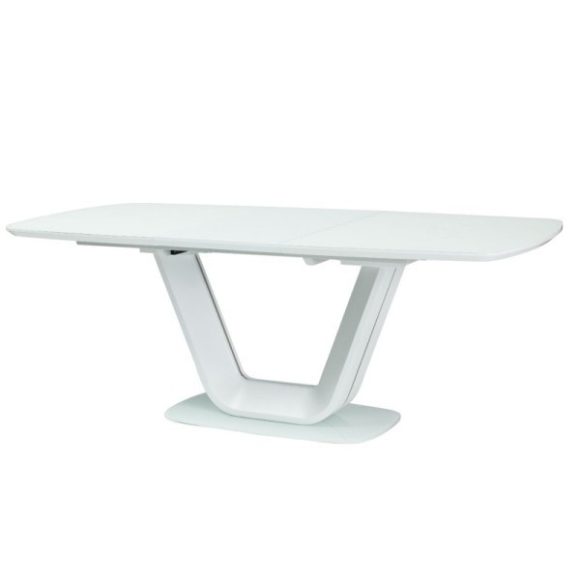 Rozkladací jedálenský stôl Armani 160 – 220 cm / Biela