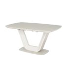   Rozkladací jedálenský stôl Armani 160 – 220 cm / Krémová
