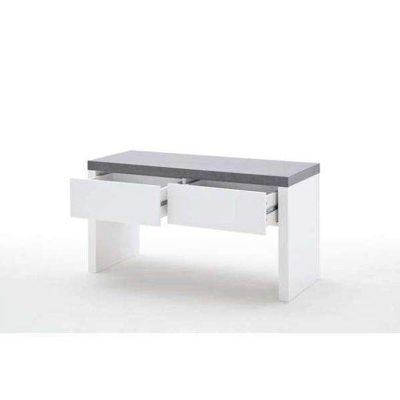 Ľavica so zásuvkami Aston 91 x 48 x 38 cm / Matná Biela