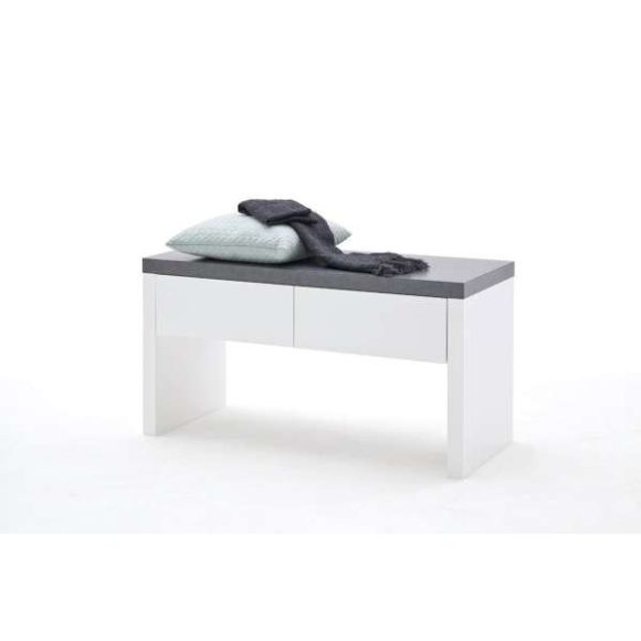 Ľavica so zásuvkami Aston 91 x 48 x 38 cm / Matná Biela