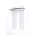 Vešiakový panel Aston 91 x 135 x 25 cm / Matná Biela