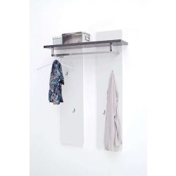 Vešiakový panel Aston 91 x 135 x 25 cm / Matná Biela