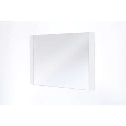 Zrkadlo Aston 90 x 68 x 2 cm / S matným bielym MDF rámom