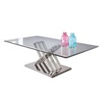 Konferenčný stolík Ellie 130 cm / Priehľadná