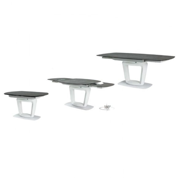 Rozkladací jedálenský stôl Claudio 140 – 200 cm / Keramická doska