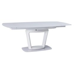   Rozkladací jedálenský stôl Claudio 140 – 200 cm / Sklenená doska