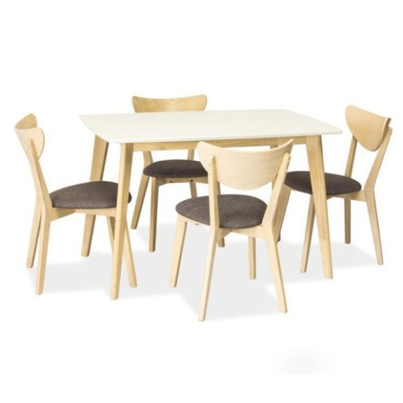 Jedálenský stôl Combo 120 cm Biela
