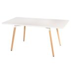 Stôl Copine 120 cm x 80 cm Biela