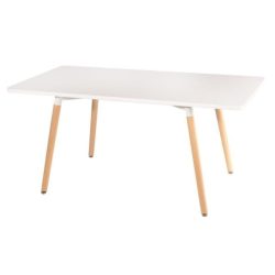 Stôl Copine 120 cm x 80 cm Biela