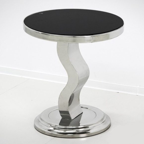 Odkladací stolík Janna 50 cm / Čierna