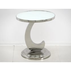 Odkladací stolík Elora 50 cm / Biela