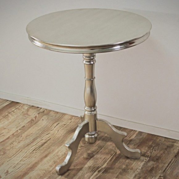 Stôl Enora 65 cm / Starožitná strieborná