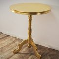 Stôl Enora 65 cm / Starožitná zlatá