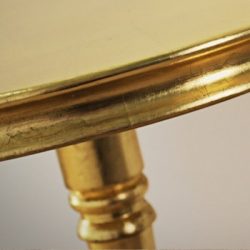 Stôl Enora 65 cm / Starožitná zlatá