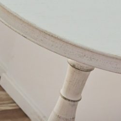 Stôl Enora 65 cm / Ošúchaná biela