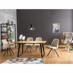 Jedálenský stôl z dubového dreva Falcon 150 cm