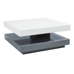 Konferenčný stolík Falon 75 cm Biela / Sivá