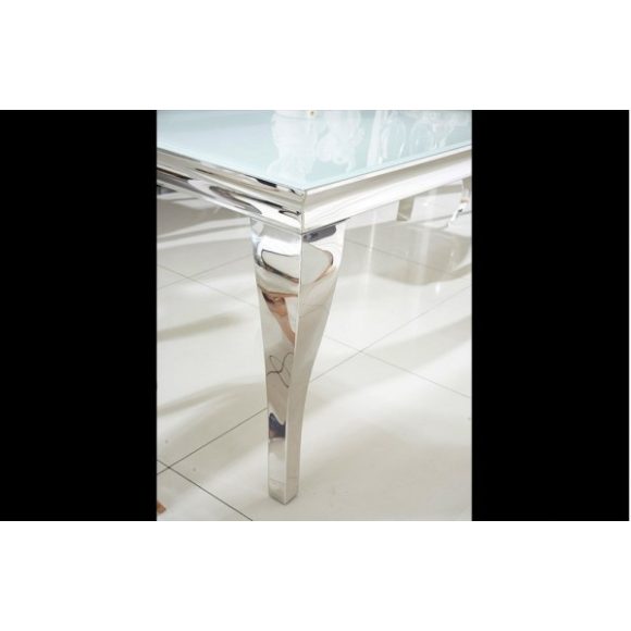 Jedálenský stôl Grazia TH306 150 cm Strieborná / Biela