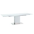 Rozkladací jedálenský stôl Horizon 160 cm Biela