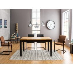 Jedálenský stôl z dubového dreva Imperial 180 cm