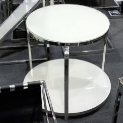 Odkladací stolík Tarro 52 – 62 x 58 cm / Čierna