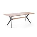   Jedálenský stôl z dubového dreva KITO 180 cm Bielený dub