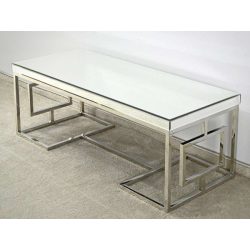 Konferenčný stolík Cuadrados 120 cm / Strieborná