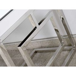 Konferenčný stolík Cuadrados 120 cm / Strieborná