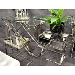 Bočný stolík LW-706 Lliana  47 x 31 cm / Zrkadlo