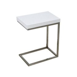 Bočný stolík LW-706 Lliana 47 x 31 cm / Biela