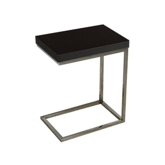 Bočný stolík LW-706 Lliana 47 x 31 cm / Čierna