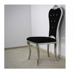 Jedálenská stolička Liliana B379 Tkanina / Čierna