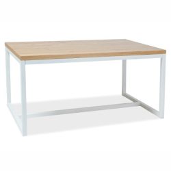 Stôl z dubového dreva Loras A 150 cm / Biela