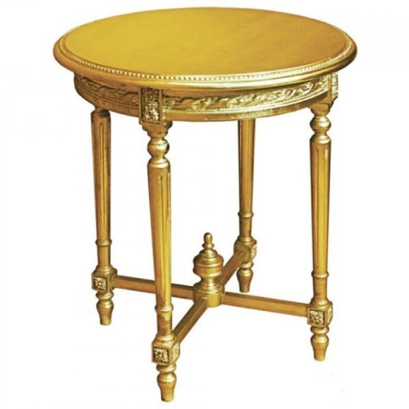 Barokový stôl Lucile 65 cm / Zlatá