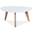 Odkladací stolík Milan S1 / Biela