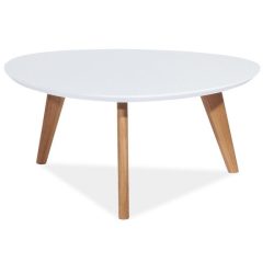 Odkladací stolík Milan S1 / Biela
