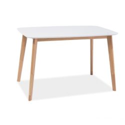 Stôl Mosso I 120 cm Dub / Biela