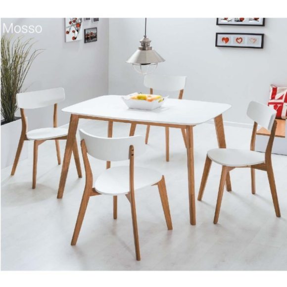 Stôl Mosso I 120 cm Dub / Biela