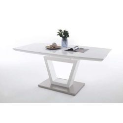 Jedálenský stôl Nino 140 cm Čierna / Sklo