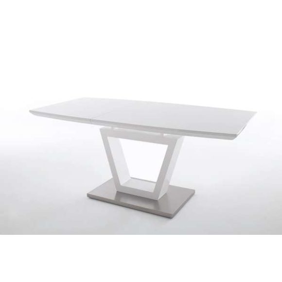 Jedálenský stôl Nino 140 cm Čierna / Sklo