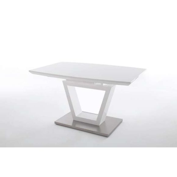 Jedálenský stôl Nino 140 cm Čierna / Sklo