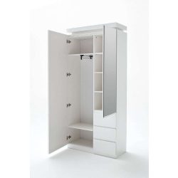   Vešiakový panel Ottilia 91 x 25 x 135 cm Vysoký lesk Biela