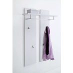 Komoda s policami Ottilia 91 x 38 x 97 cm Vysoký lesk Biela