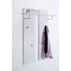 Komoda s policami Ottilia 91 x 38 x 97 cm Vysoký lesk Biela