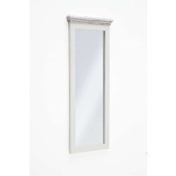 Zrkadlo Odell 80 x 75 x 5 cm / Borovica / Biela