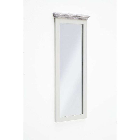 Zrkadlo Odell 80 x 75 x 5 cm / Borovica / Biela